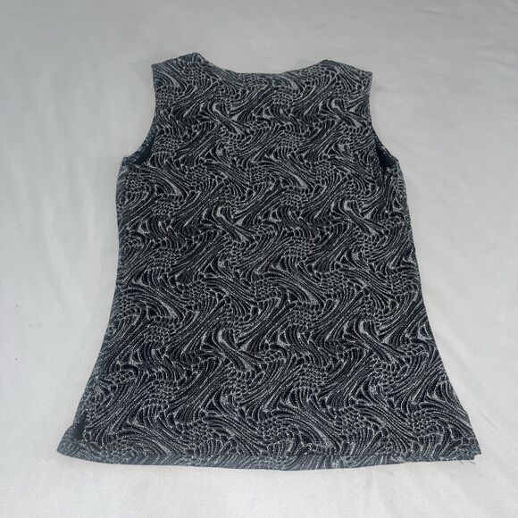 Y2K 90s Sparkle Glitter AGB Byer California Clubbing Stretchy Tank Top Small - Picture 10 of 10